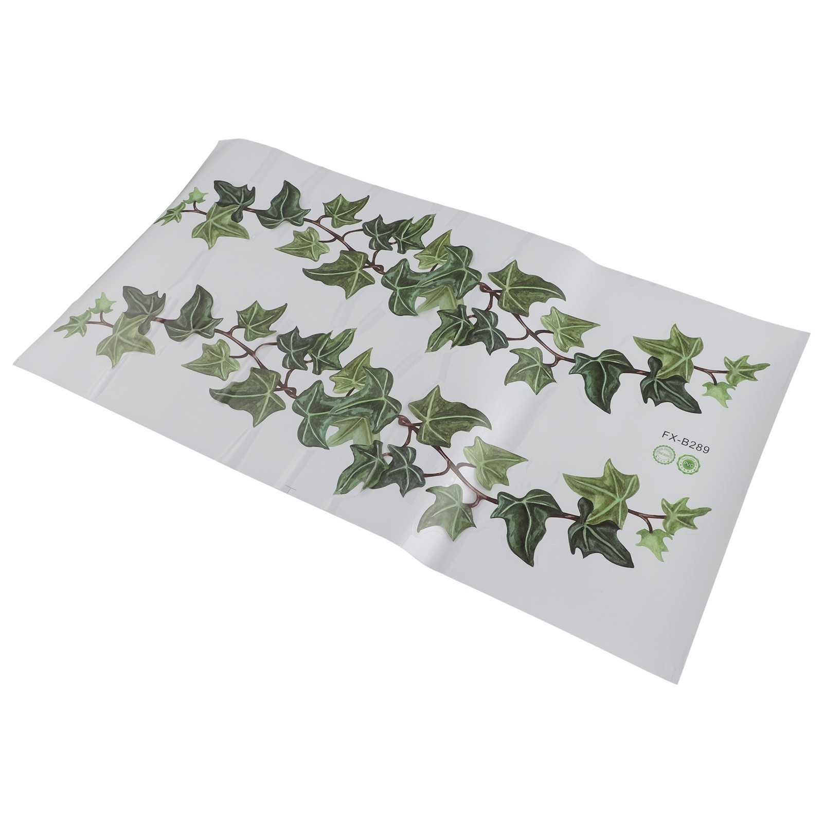 Climbing Ivy Leaf Vine Corner Wall Art Matt Vinyl Sticker Cupboard Border Decal