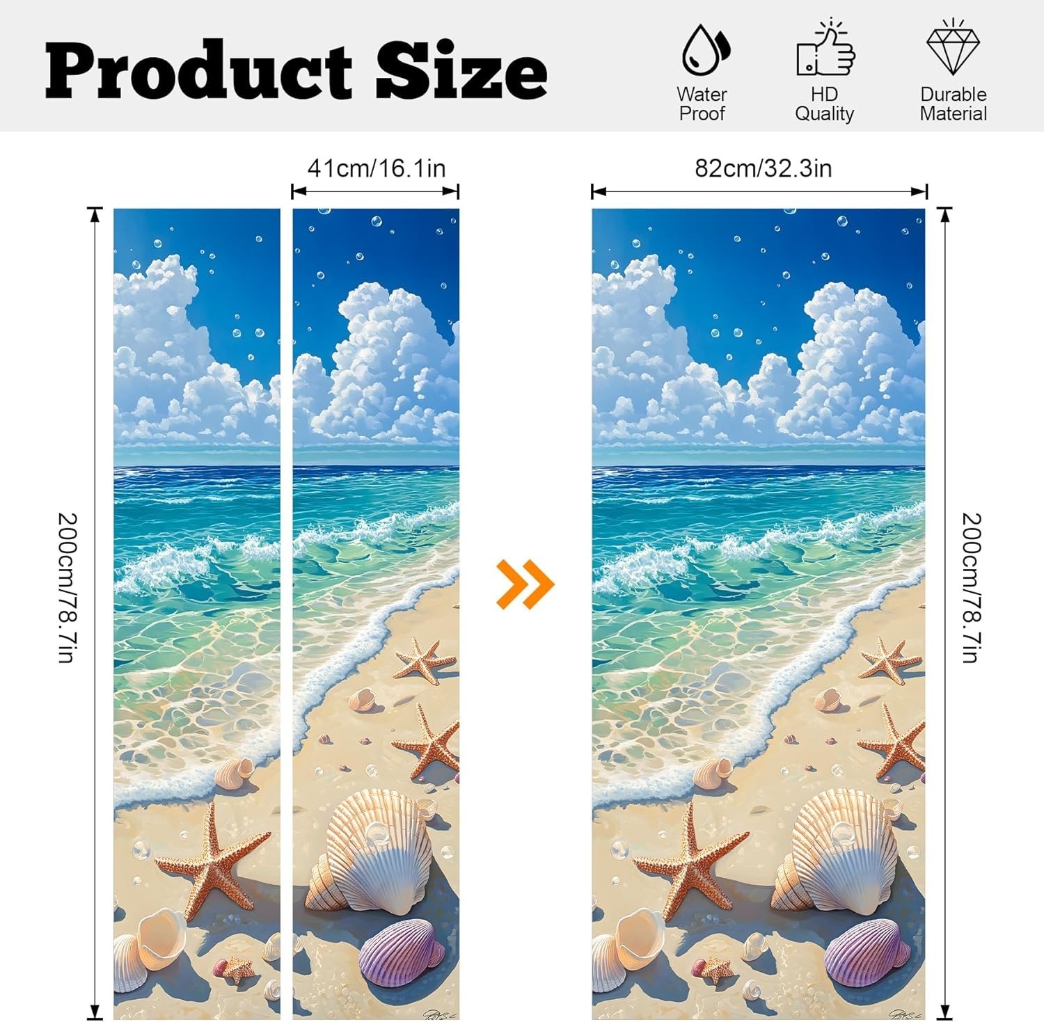 Self-Adhesive Refrigerator Wrap Set – Removable Vinyl Fridge Stickers, Peel &…