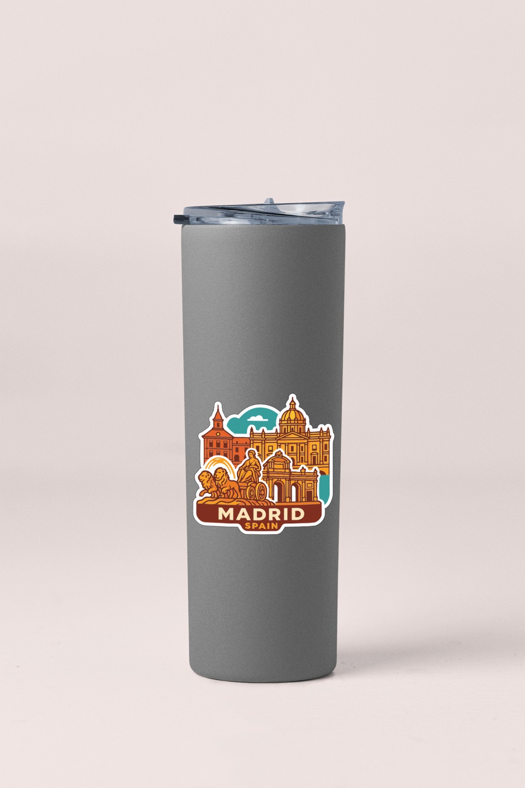 Madrid Spain Sticker Decal Vinyl Die-Cut City Skyline Landmark Design