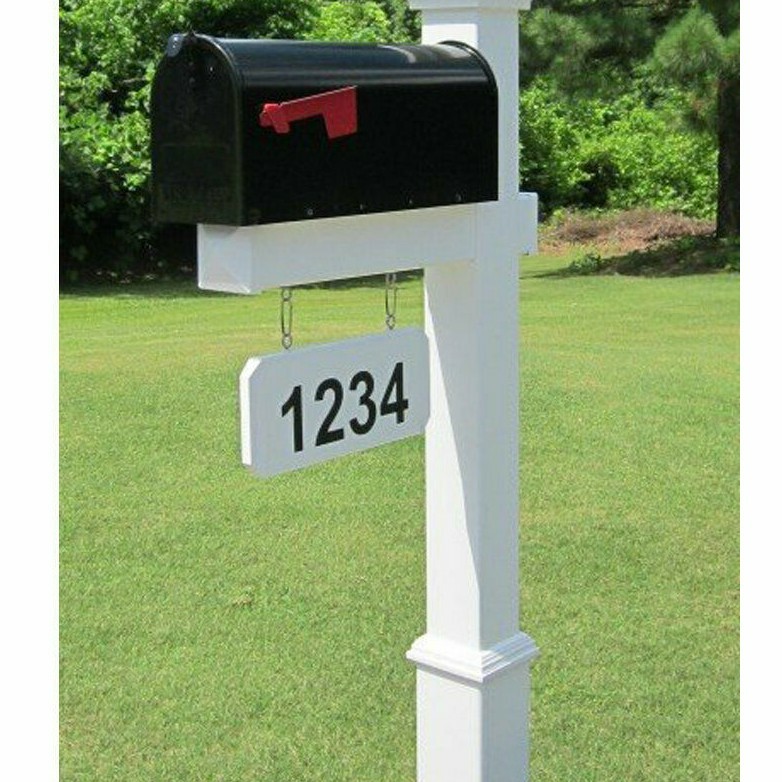 (2x) Custom made CNC cut Vinyl Mailbox Decals – Number / Lettering decals! F/S~~