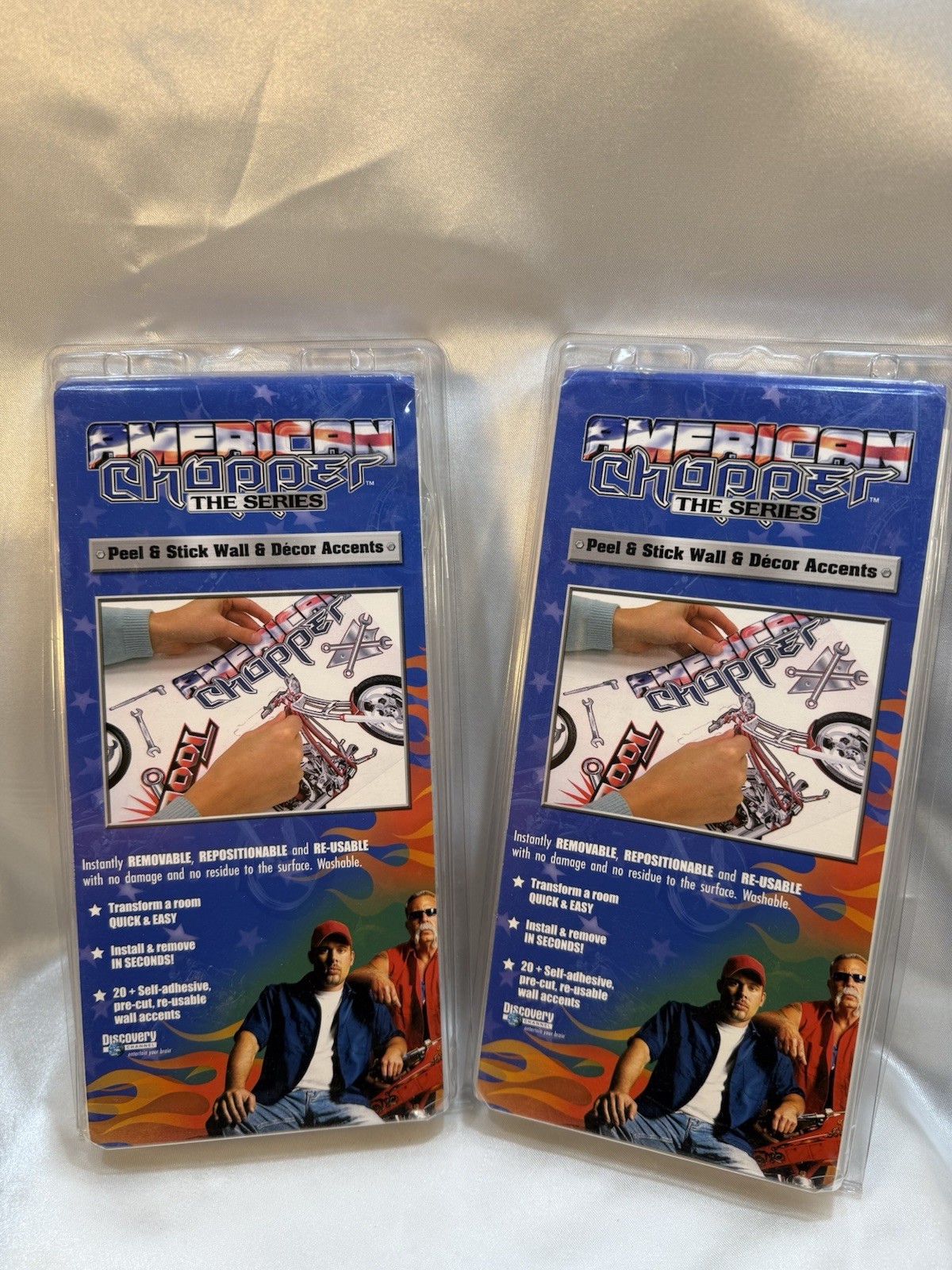 (6 PACK) American Chopper 2-Peel & Stick Wall Decor Accents AND 4-Borders