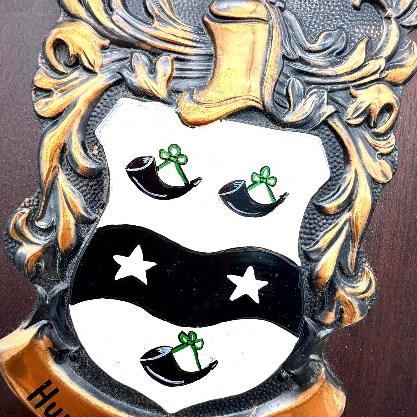 Forrester Family Crest Coat of Arms Wood Plaque Heraldic Artists