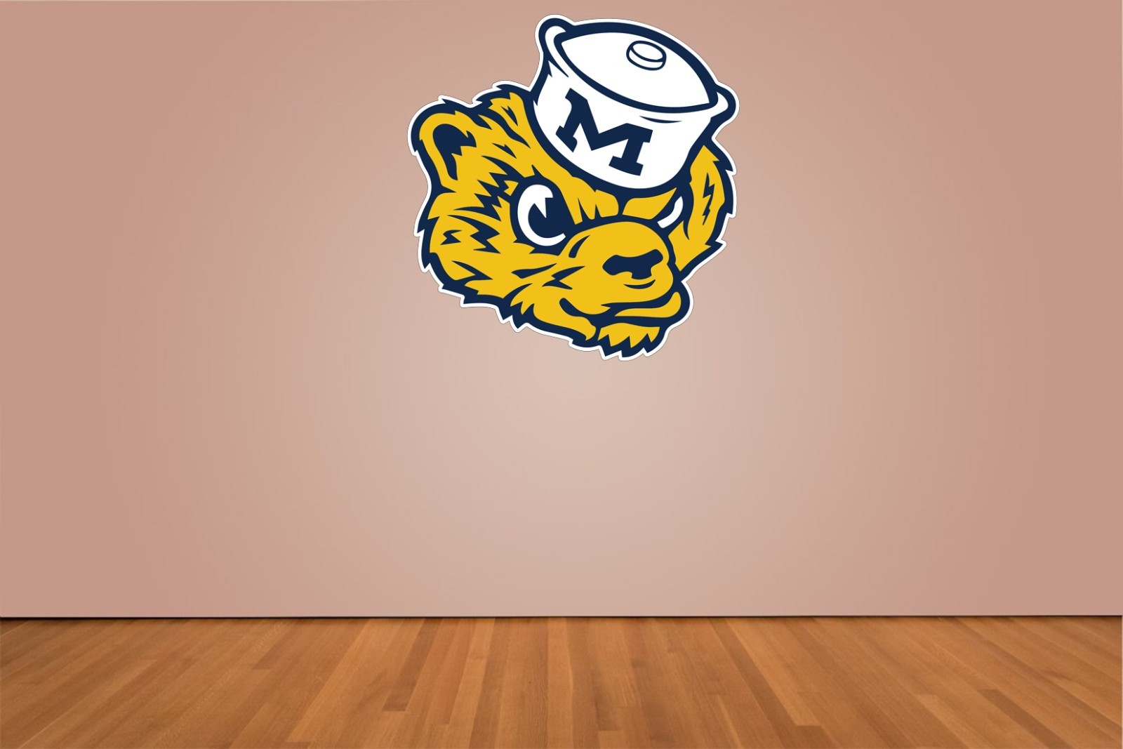 University of Michigan Wolverines Indoor Wall Vinyl Decal Sticker 5 – 52″