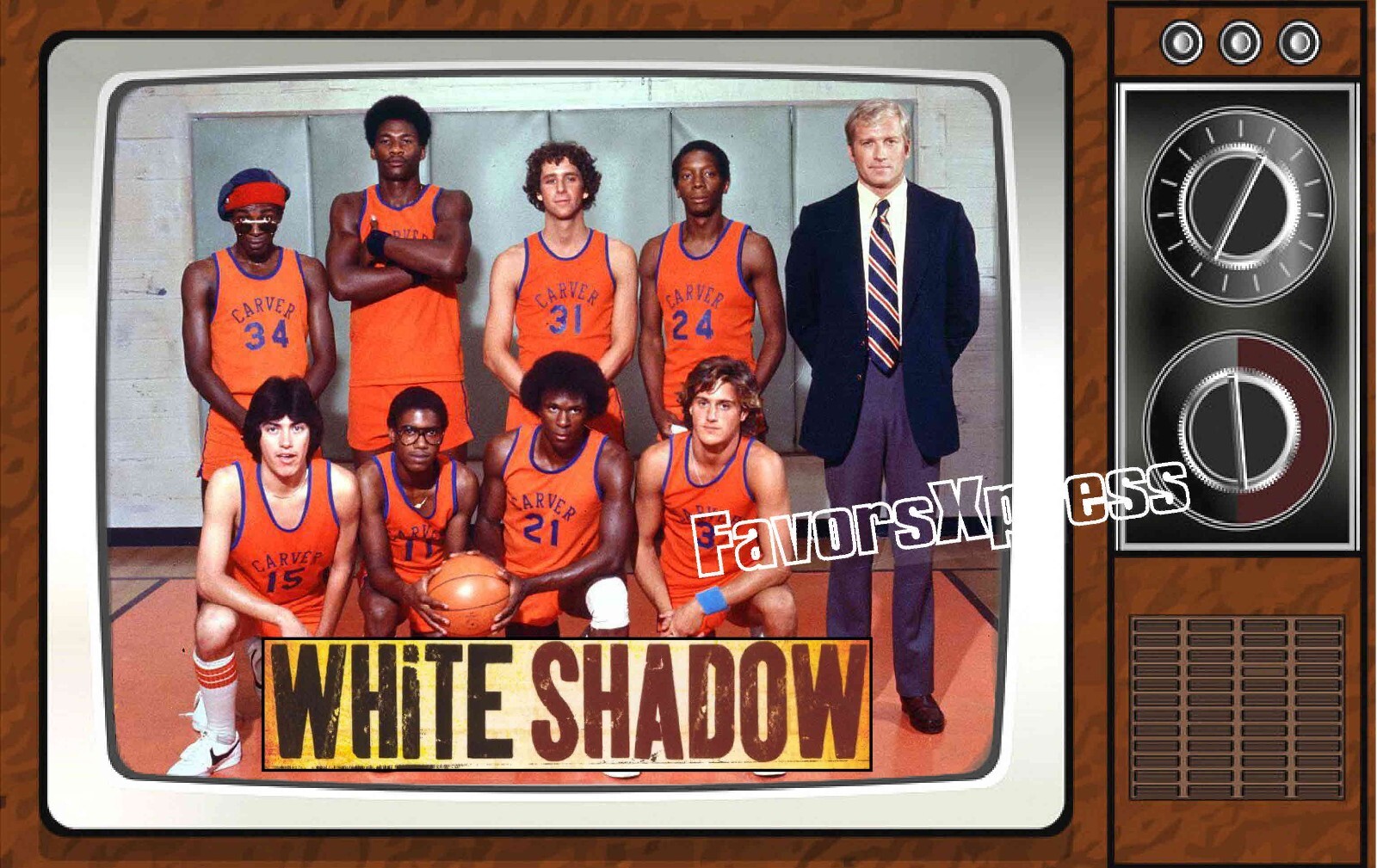 White Shadow Classic TV Show PHOTO MAGNET 4 X 2.5 INCHES
