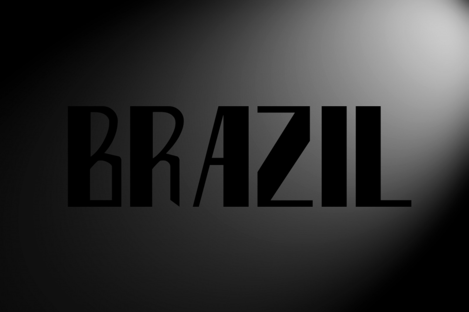 Brazil (Lettering) CNC cut Decal Vinyl Sticker -Pic from multiple colors! O651