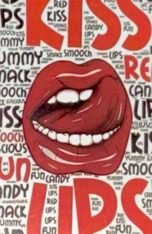 SEXY LIPS STICKER✨👄💋🫦✨2 1/2” X 1 3/4”✨GLOSSY✨FUN✨YUMMY SMACK✨CANDY✨KISS💫