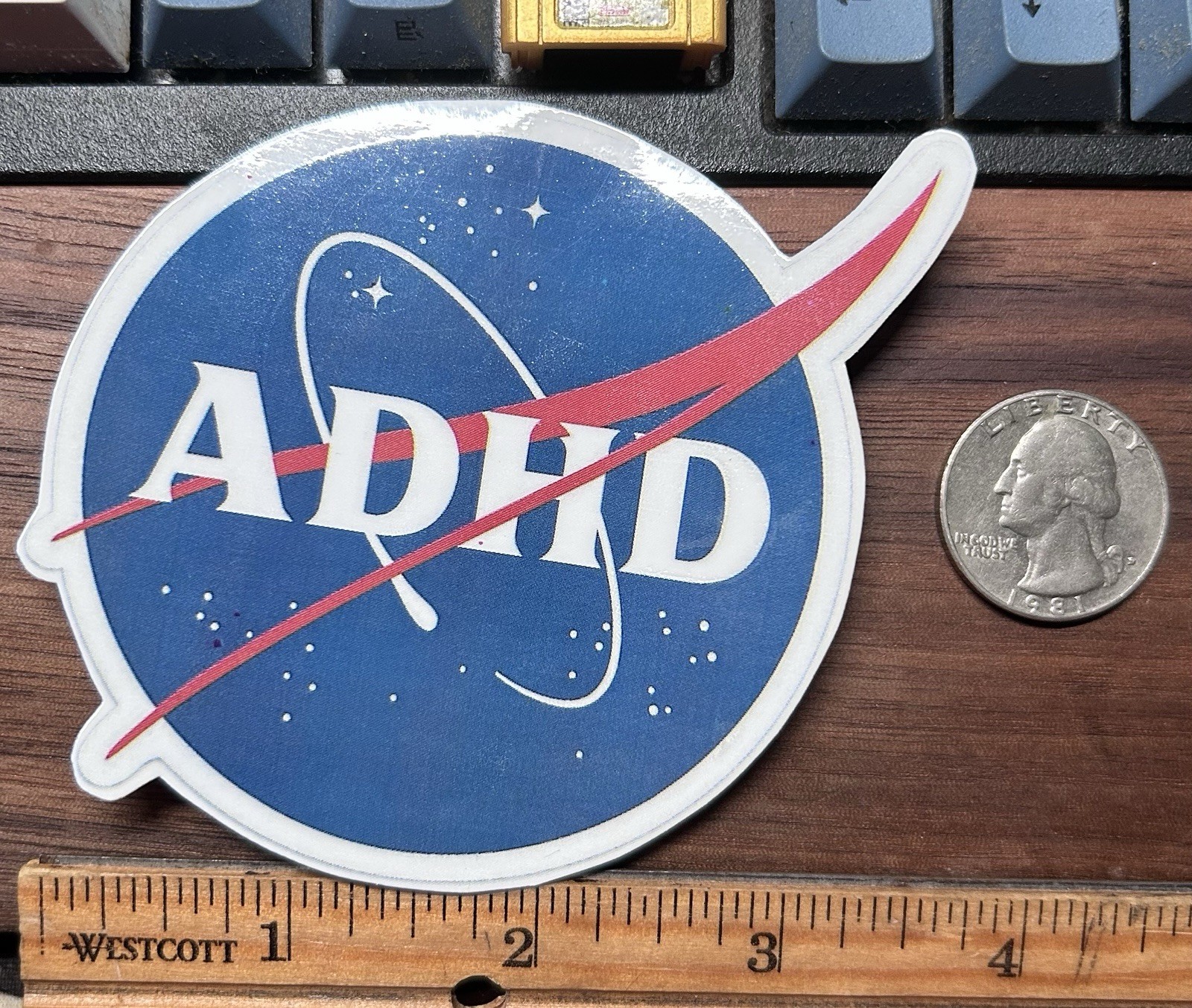Adhd Glossy Vinyl Sticker