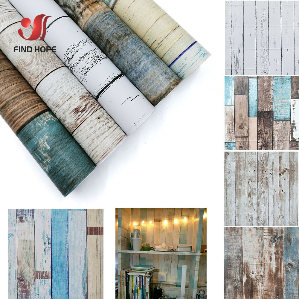Contact Paper Wood Peel and Stick Wallpaper Removable Self Adhesive Decor Roll