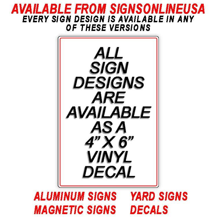 Pick Up Packages Here Arrows Down Metal Sign / Magnetic Sign / Decal /