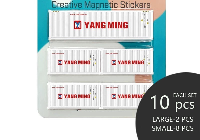 1OPCS Refrigerator magnetic sticker white board magnets shipping container decor