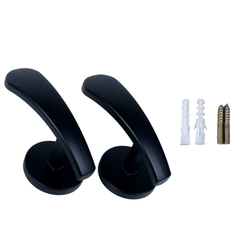 Wall Mounted Zinc Alloy Curtain Tieback Hooks for Securing Drapes and Sheers