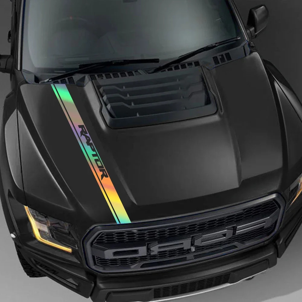 Hood Stripe Style Decal for Ford F-150 / Ranger Raptor | Vinyl Truck Sticker