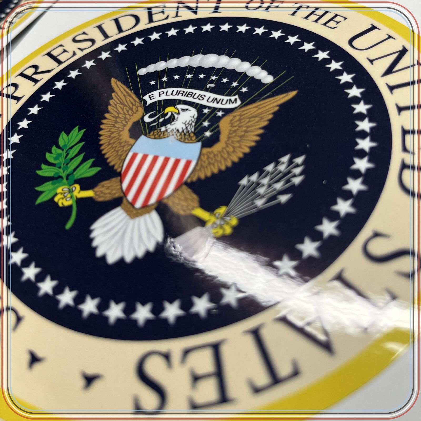 Presidential Seal Laminated Sticker Choose from 2″, 3″, 4″, 5″ or 6″ Sizes