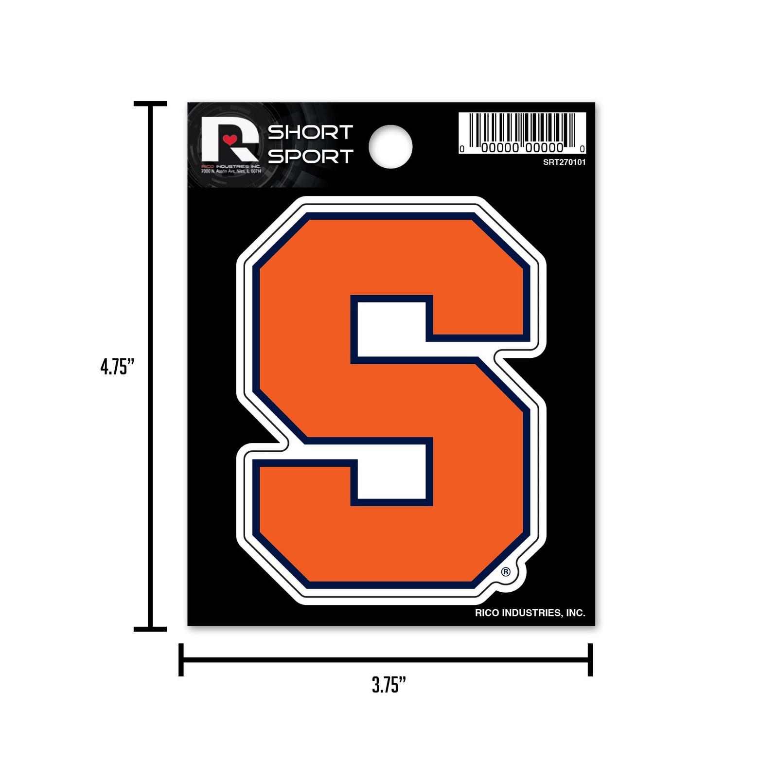 Rico Industries NFL Football San Francisco 49ers Short Sport Decal 3.75′ x 4….