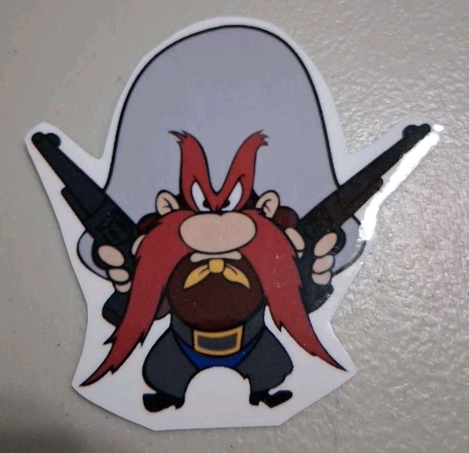 Yosemite Sam Cartoon Character Vinyl Sticker NEW