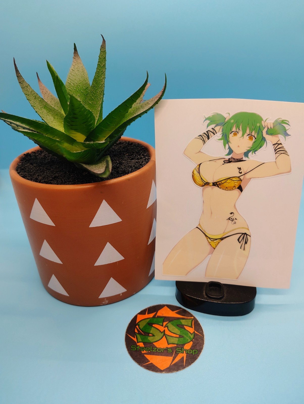 (4.5 Inches) Senran Kagura – Hikage (Bikini #2) – Water-Resistant Vinyl Sticker