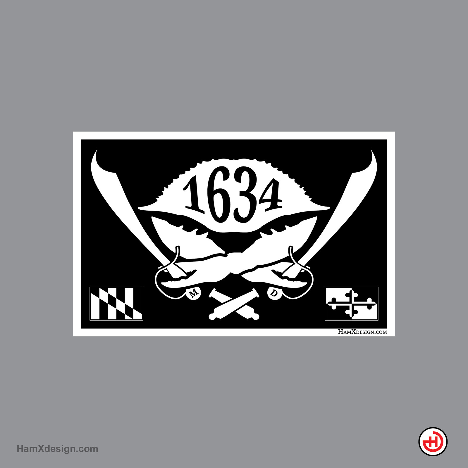 Maryland Pirate Flag (12×18)