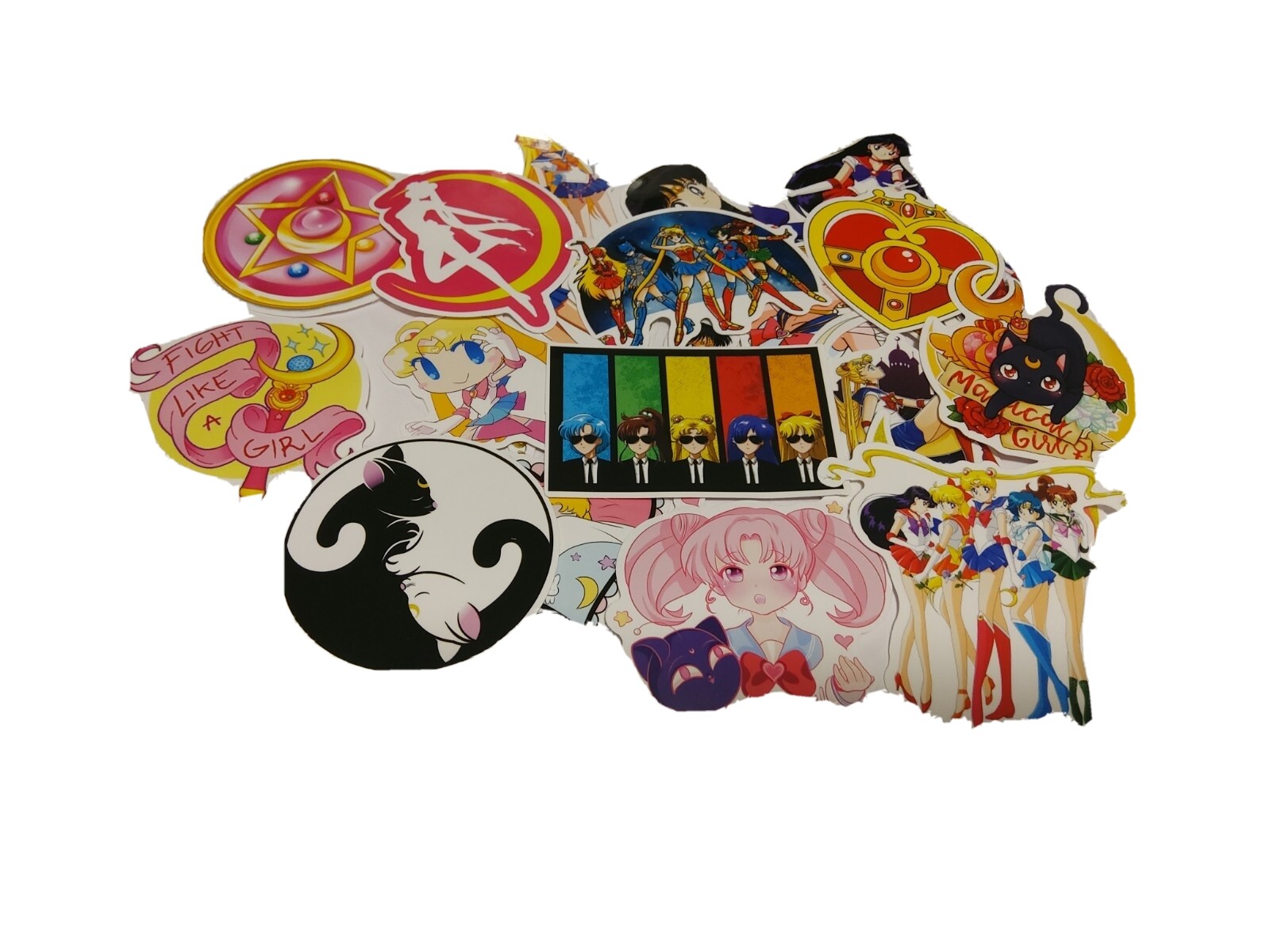 Sailor Moon Anime 50 pcs Stickers Game Vinyl Snowboard Skateboard laptop DECALS