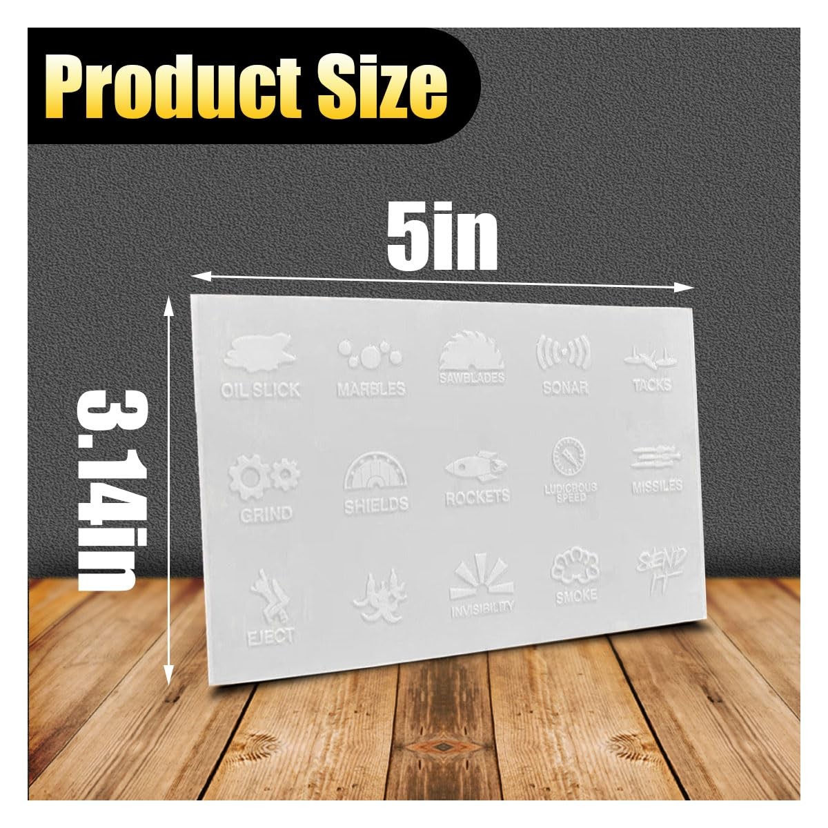 Novelty Stickers Labels for Car or Truck Unused Button, Stickers Decal for Truck