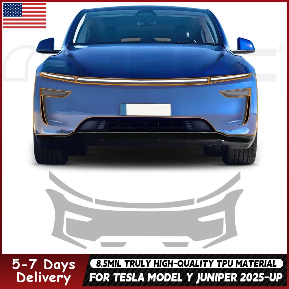 Tesla Model Y Juniper 2025-UP PreCut Paint Protection Film Clear Bra PPF