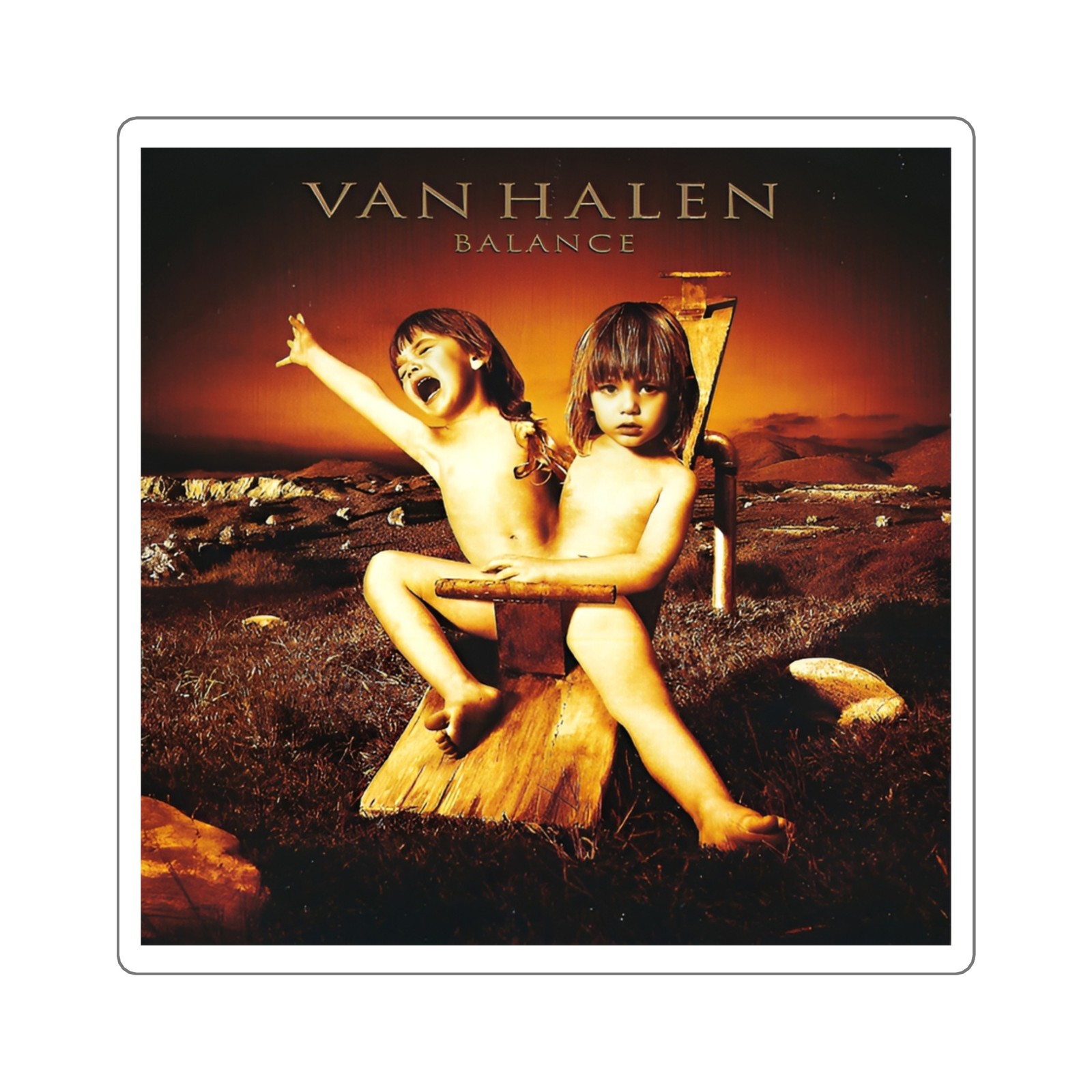 Van Halen “Balance” Sticker | Hard Rock Classic Rock Album Decal