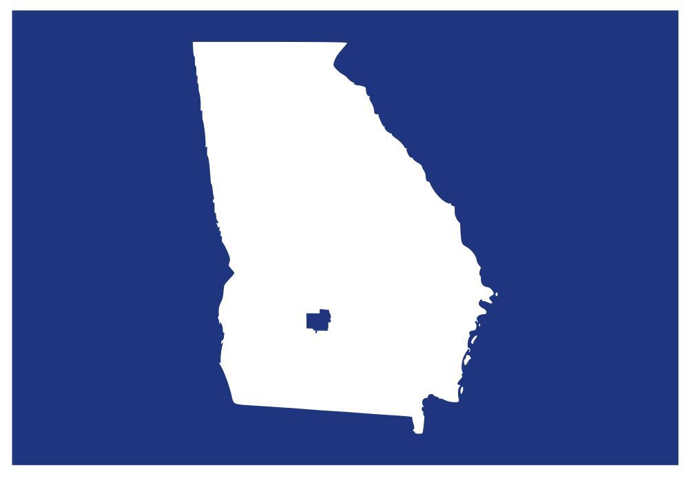 Turner County Georgia Flag Sticker Decal F753