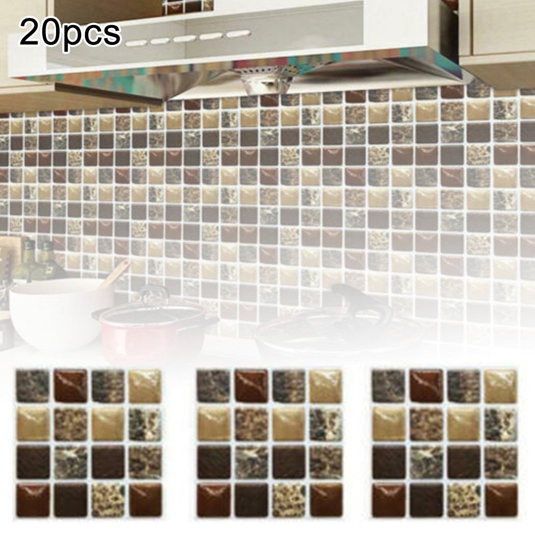 Tile Tile Wall Stickers Moisture-proof Mosaic Tile Portable 10*10cm Mosaic