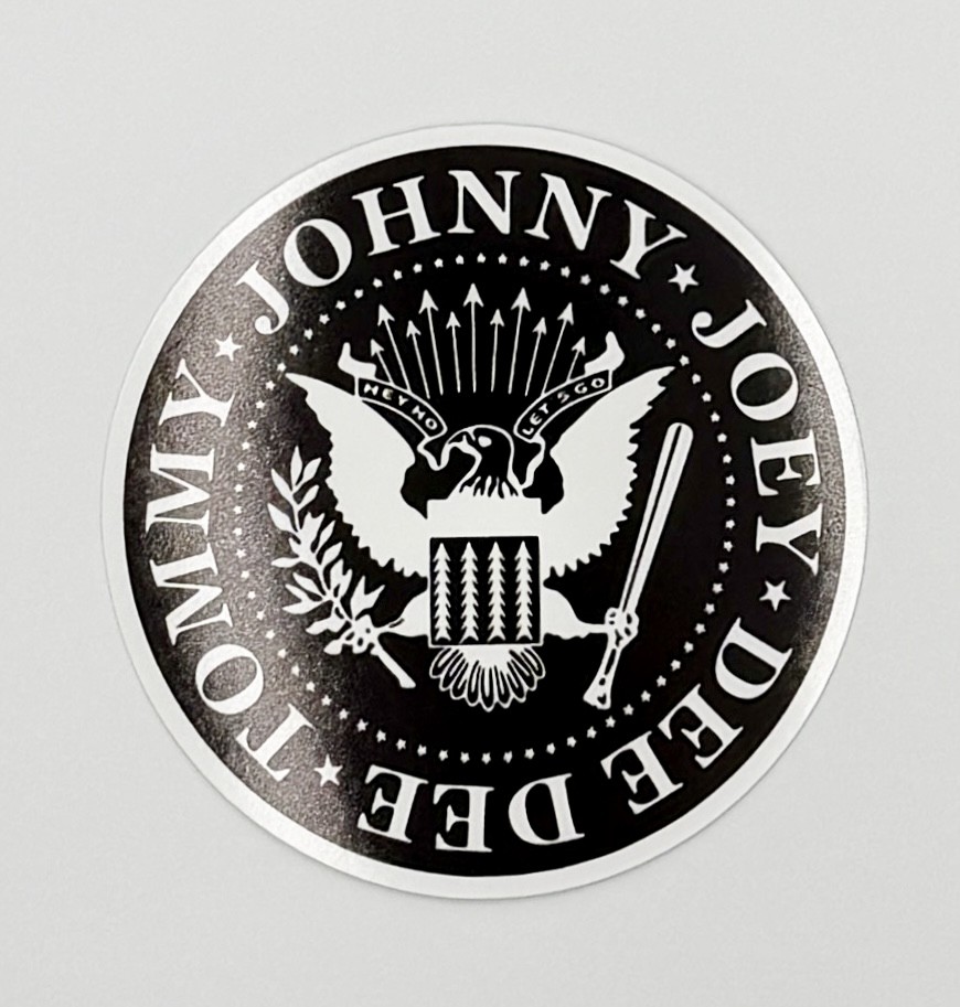 The Ramones Presidential Seal Classic Logo Sticker R026S