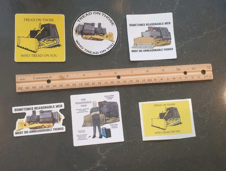MARVIN HEEMEYER KILLDOZER STICKERS (6) ***WORLDWIDE 🌐 SHIPPING***