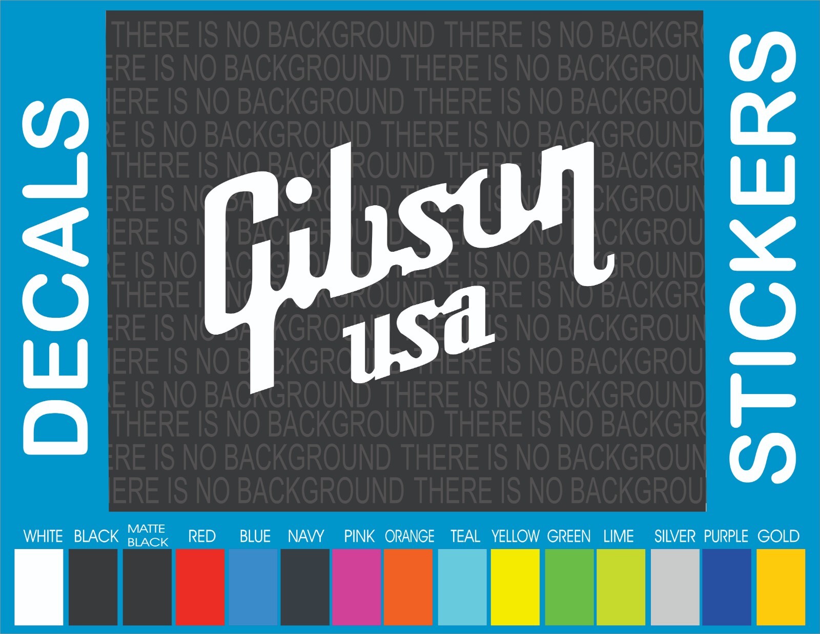 This decal/sticker is compatible with Gibson Guitars and others 6″