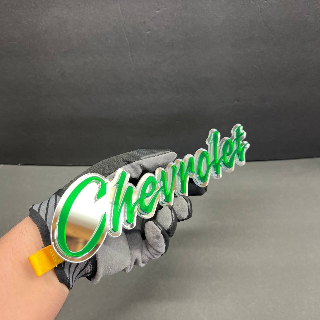 Custom Laser Cut Acrylic Emblem Badge for Car Multi Color Personalized-Name