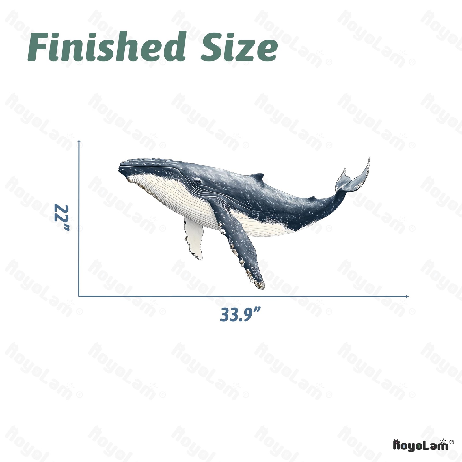 Humpback Whale Wall Decals Removable Ocean Theme Vinyl Stickers for Bathroom …