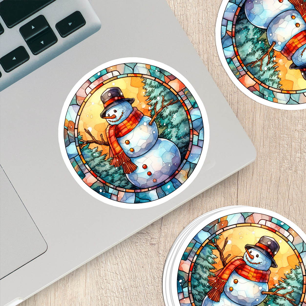 Snowman Vinyl Sticker – Add a Frosty Friend to Your Life