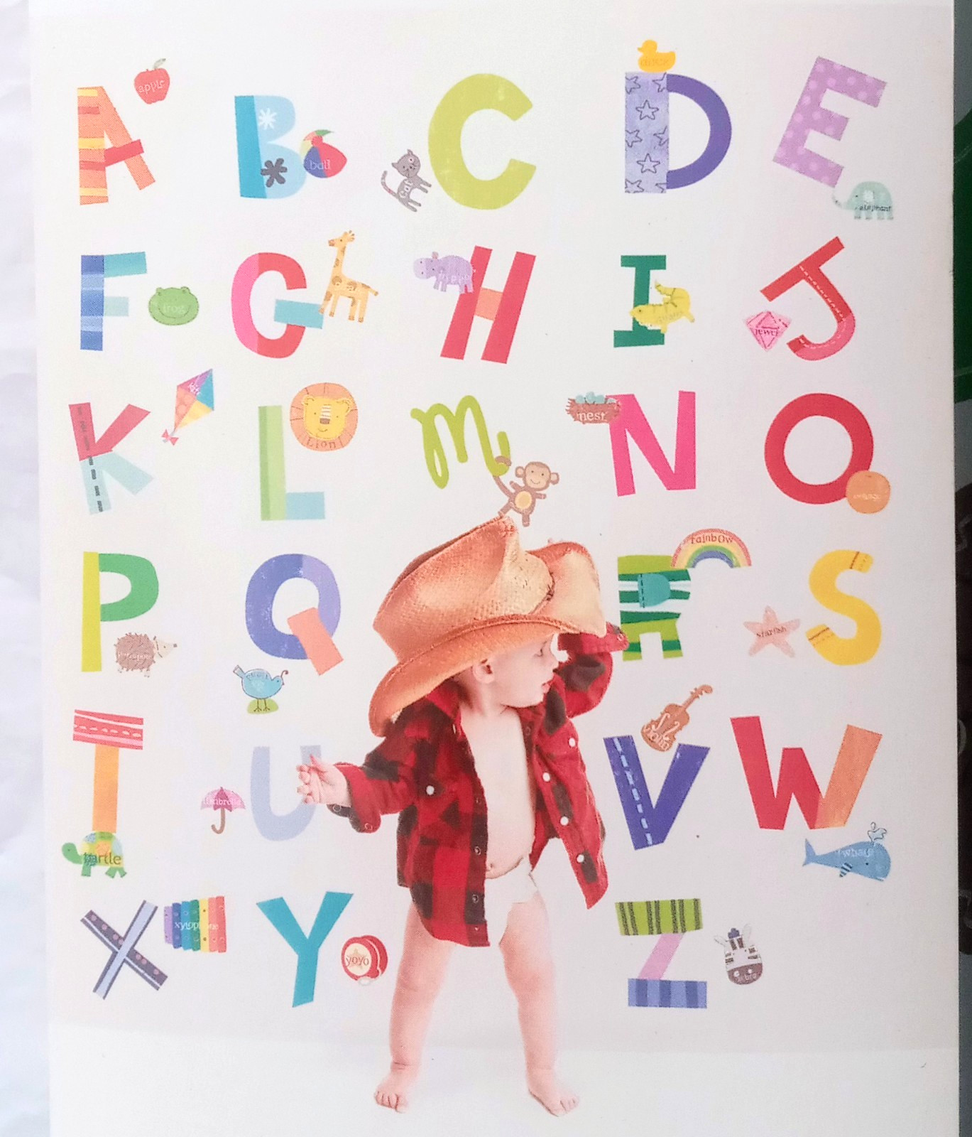 Alphabet Fun Wall Decals 26 Letters Peel & Stick Movable & Removable USA Made