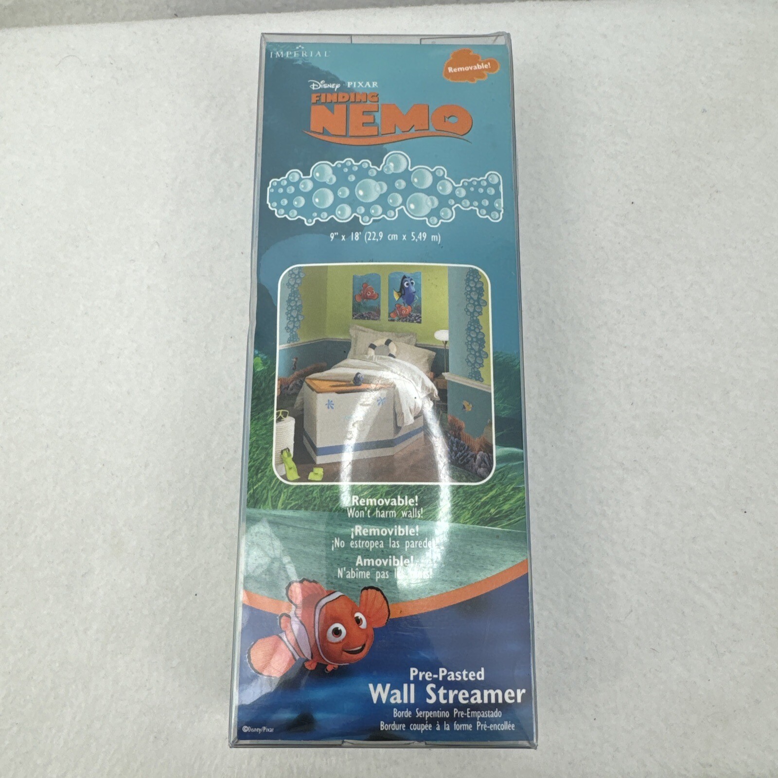 Bubbles Disney Pixar Finding Nemo Vinyl Pre-Pasted Wall Streamers
