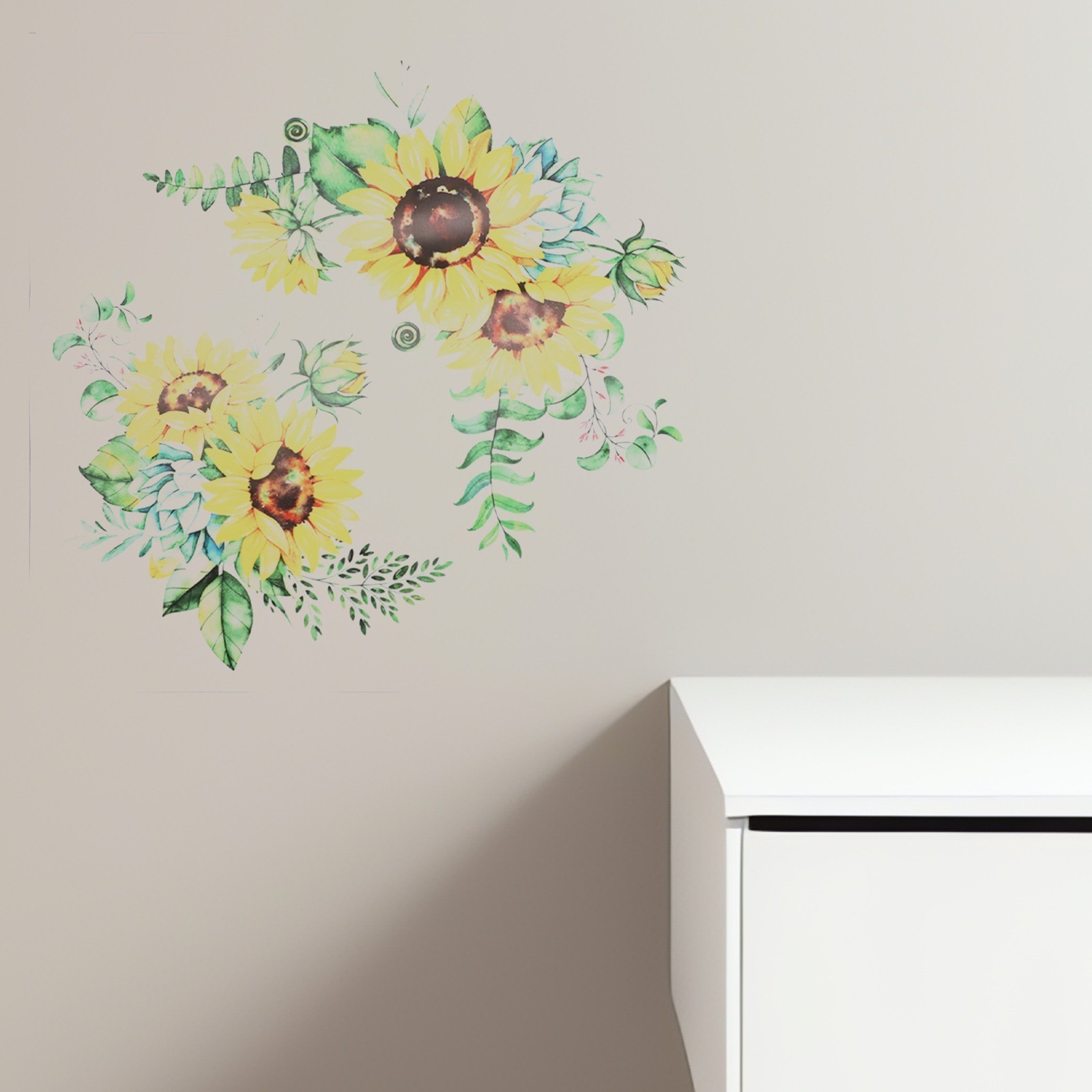 Sunflower DIY PVC Removable Wall Art Stickers Vinyl Decal Room Home Mural Decors