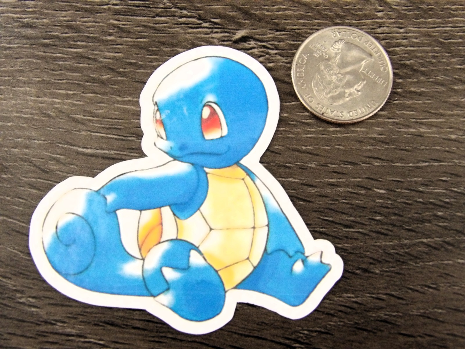Gen 1 Starters Bulbasaur, Charmander, Squirtle Stickers – Lot of 3 – Red & Blue