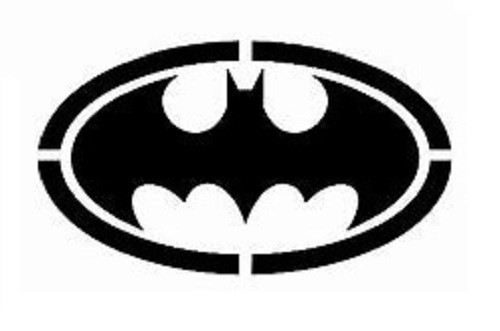 BATMAN Large Stencil Template Airbrush Paint 5 1/4″ X 9 1/2″
