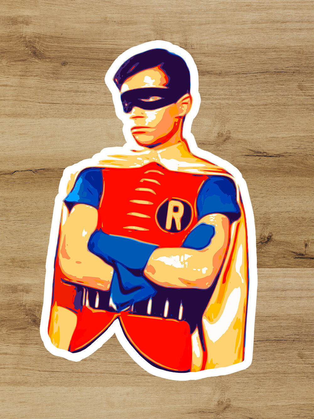 Robin Premium Decal Sticker Laptop Car Bottle Book Superhero Batman Dark Knight