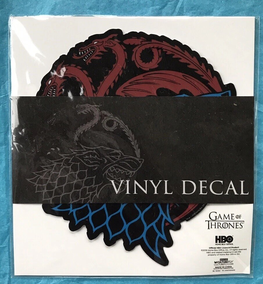 Game of Thrones – Vinyl Decal Official HBO Product Culturefly