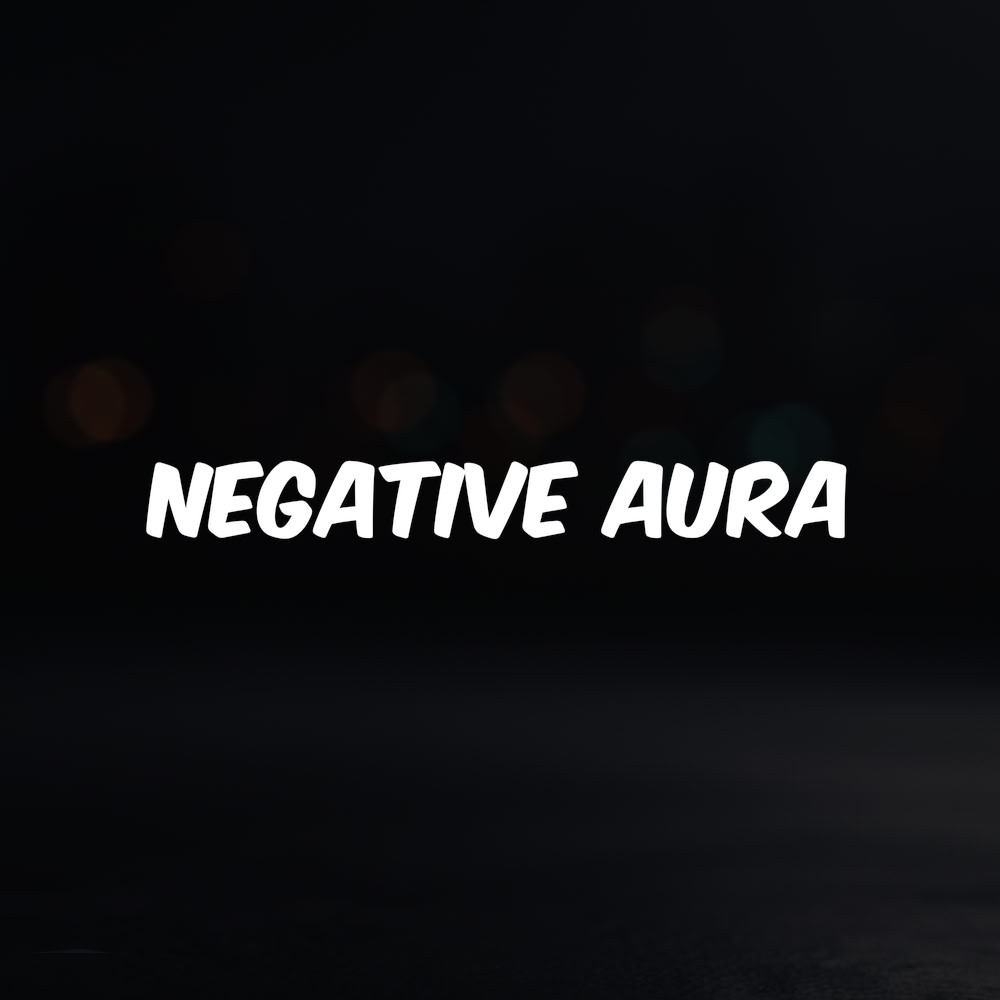 8in Vinyl Decal Sticker – «Negative Aura»