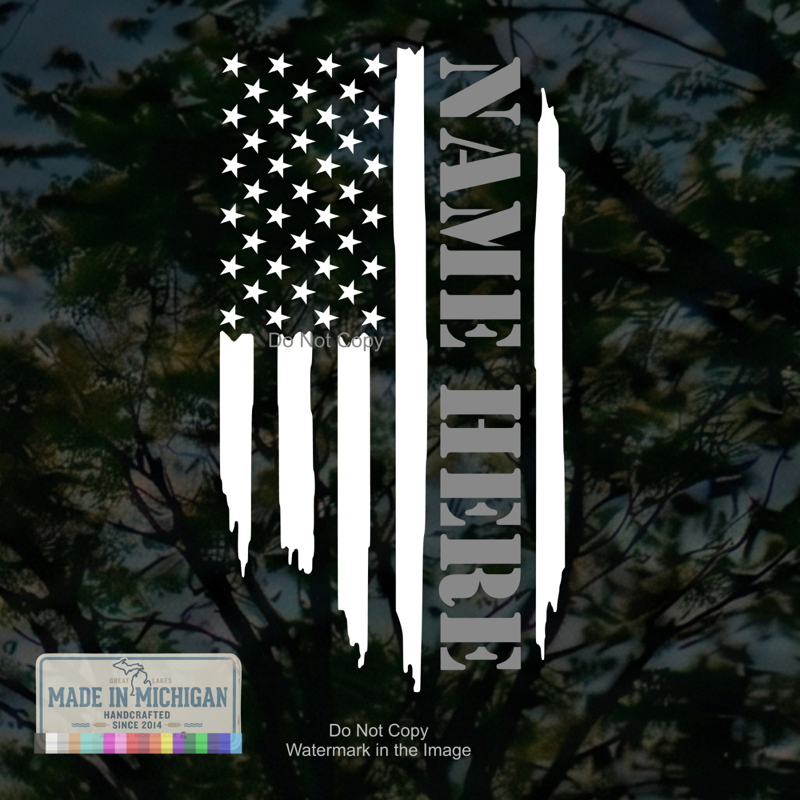 Personalized Name Thin Gray Line Officer Corrections Car Window Decal Sticker US