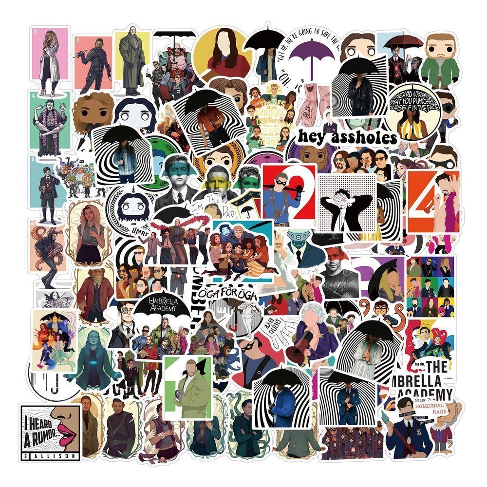 UMBRELLA ACADEMY Stickers [C] #1 2 3 4 5 6 POGO The TV Show ~ VINYL Waterproof