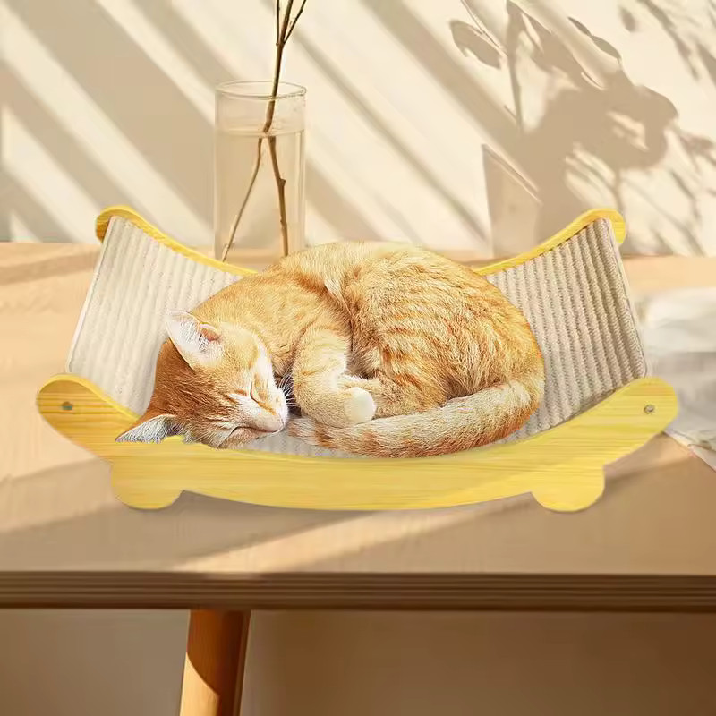 Sisal Cat Scratching Pad Cat Scratch Bed Mat for Small Medium Large Cats Give y