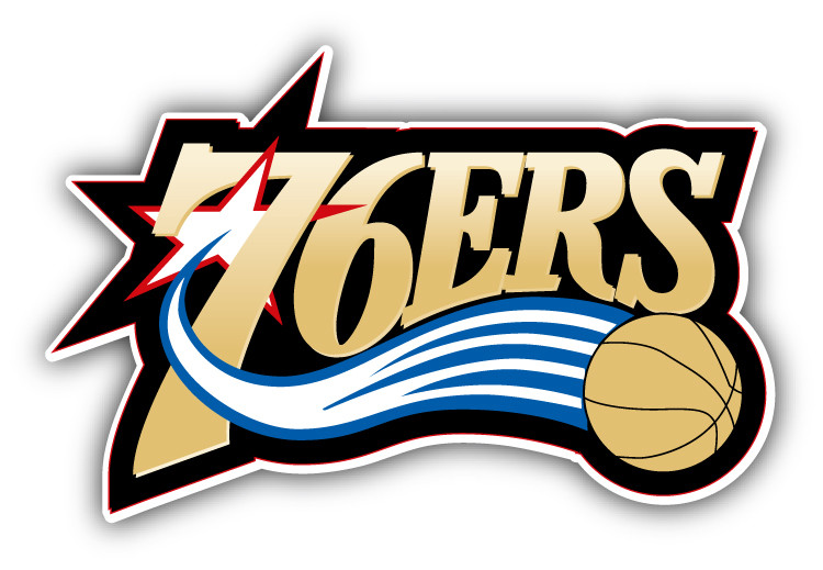 Philadelphia 76ers Basketball Slogan Bumper Sticker Decal – 3», 5», 6» or 8»