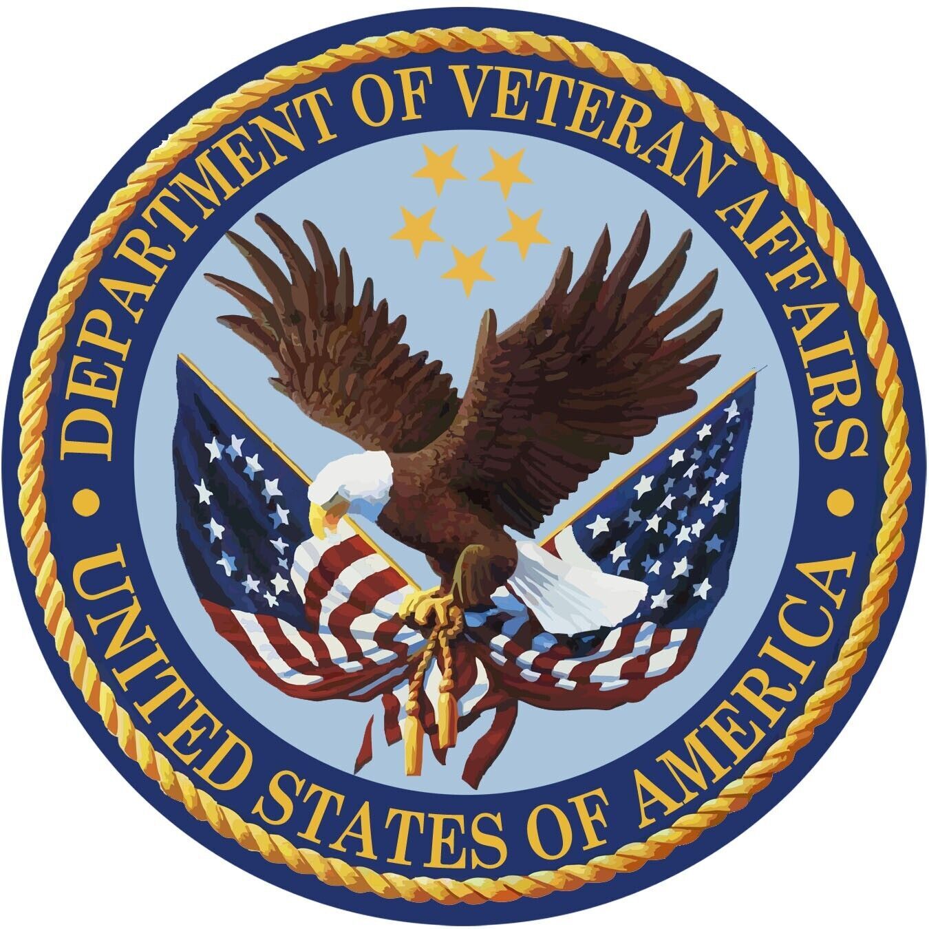 Department of Veteran Affairs Sticker Decal emblem insignia usa military vet
