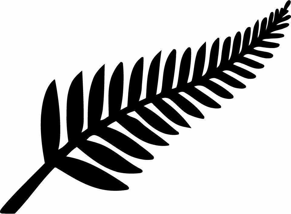 New Zealand Silver Fern Vinyl Decal Car Window You Pick Size & Color