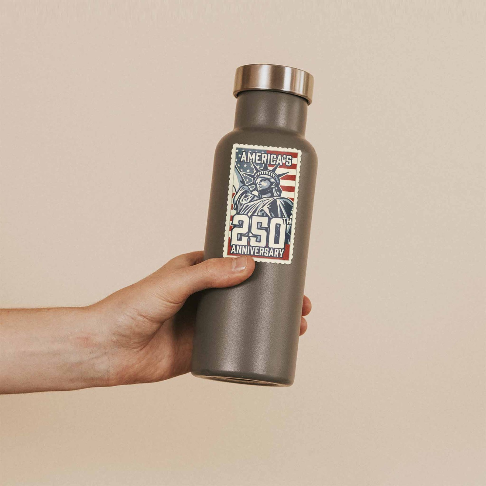 America’s 250th Anniversary Stamp Sticker – Cool Patriotic USA Decal