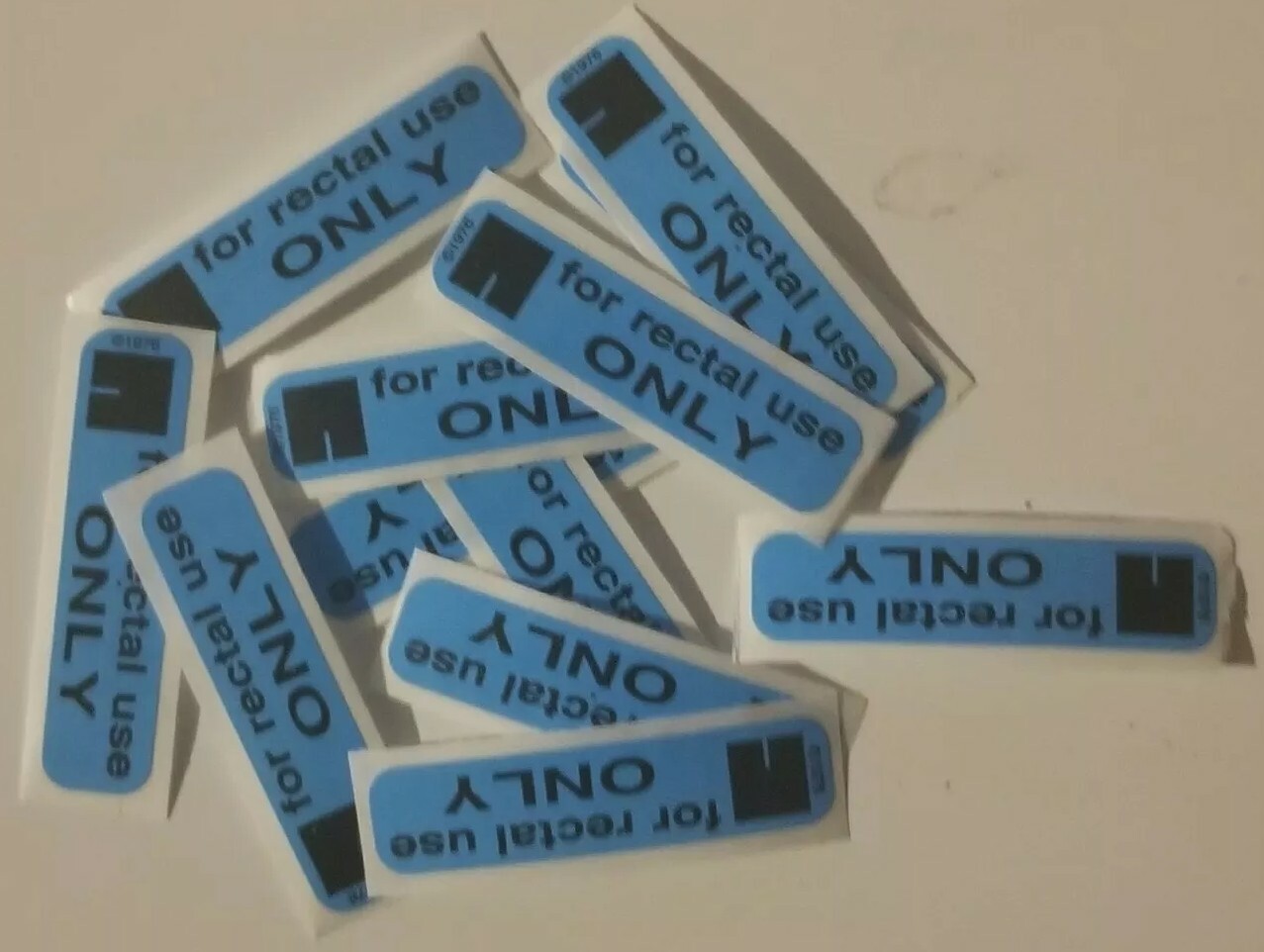 NEW 25 PACK «For Rectal Use Only» Sticker April Fool Joke Decal Reddit Stickers