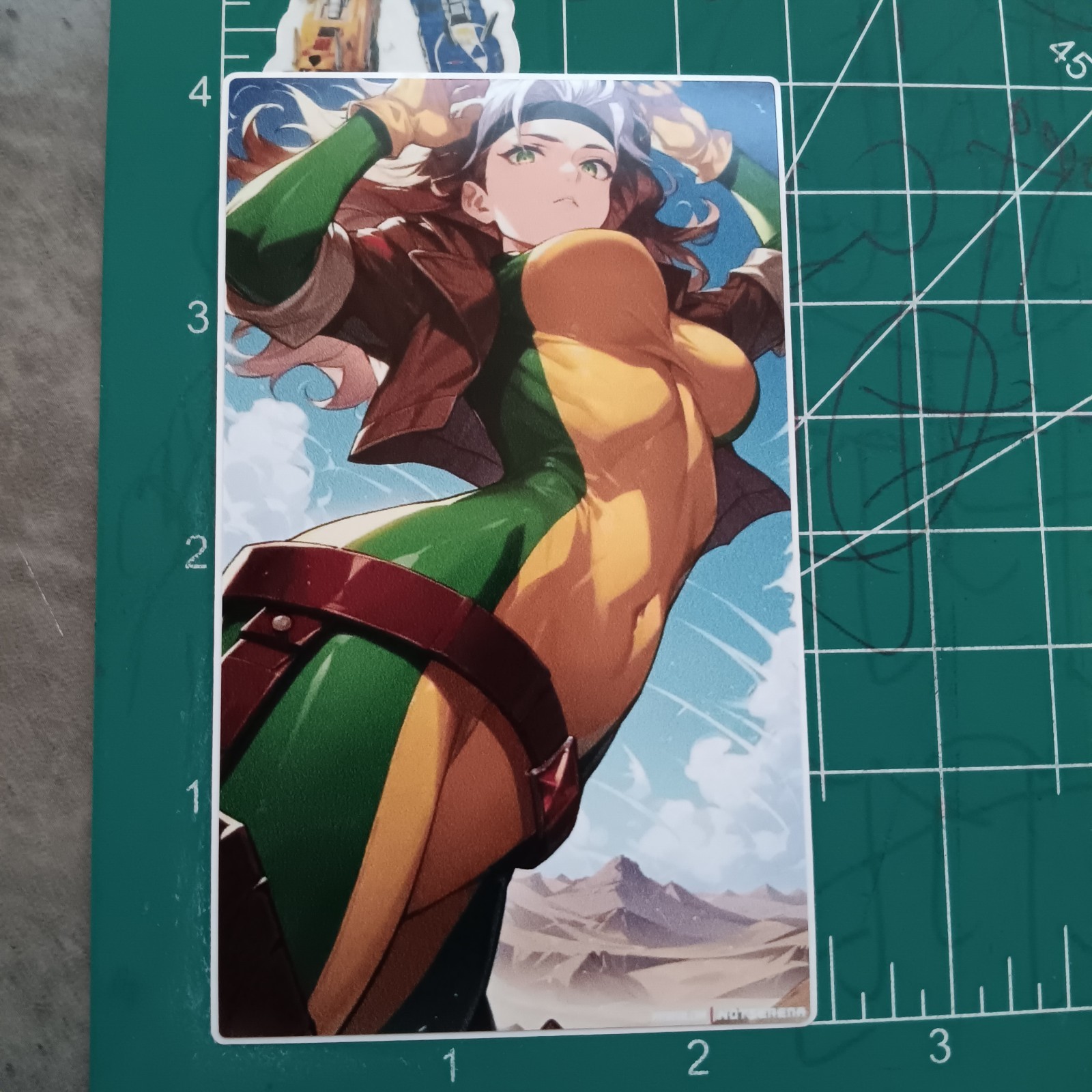 X-MEN’S ROGUE VYNIL HIGH-GLOSS STICKER X 4 INCH STICKER X MARVELS X-MEN X ROGUEX
